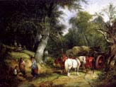 carting timber in the new forest